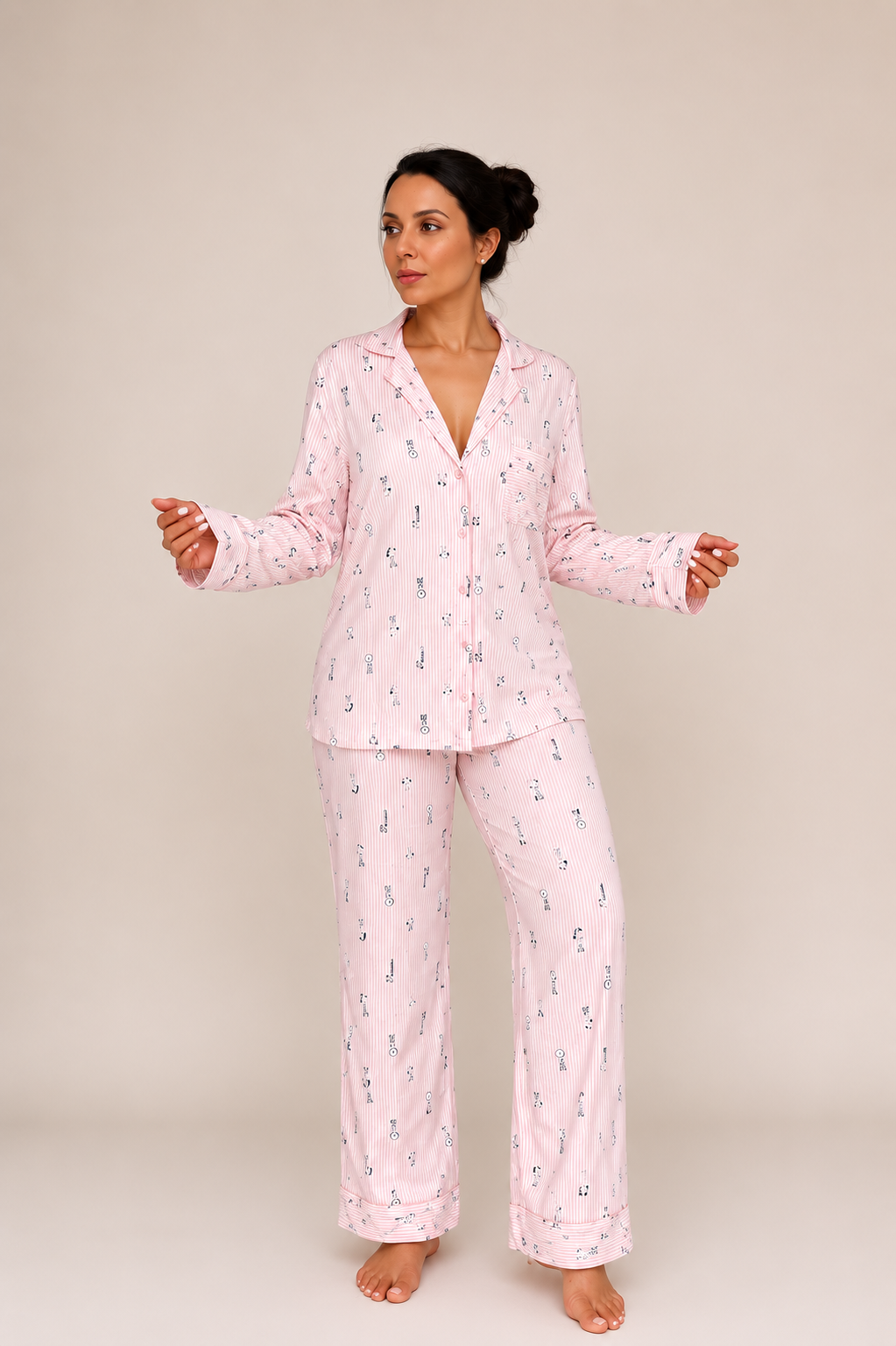 Pyjama Pink Barbie - vue face